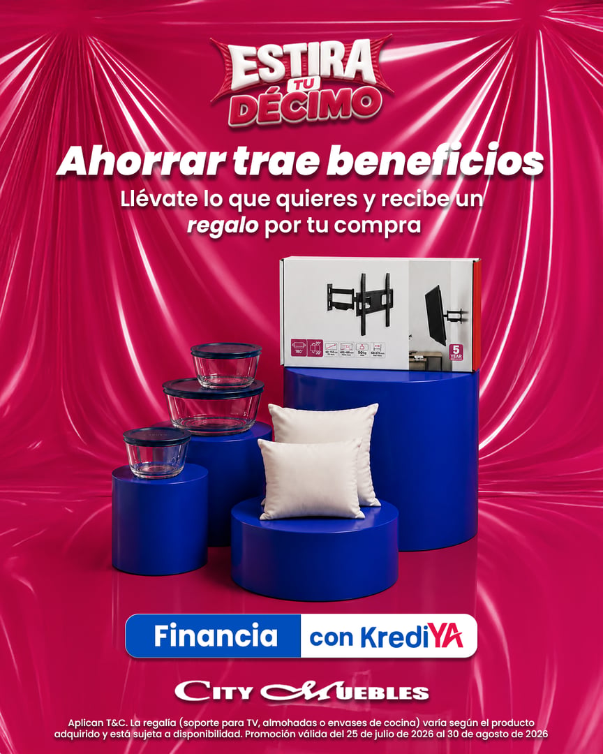 Promoción Estira tu Décimo de City Muebles