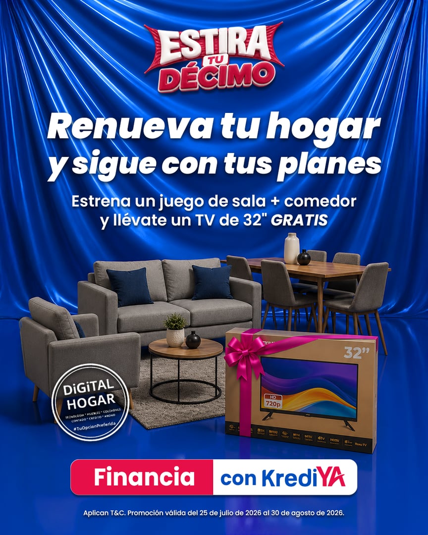 Promoción Estira tu Décimo de Digital Hogar